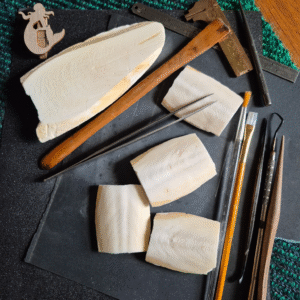 tools used for cuttlefish casting