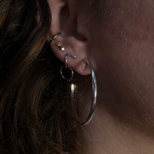 Silver Hoop Earrings