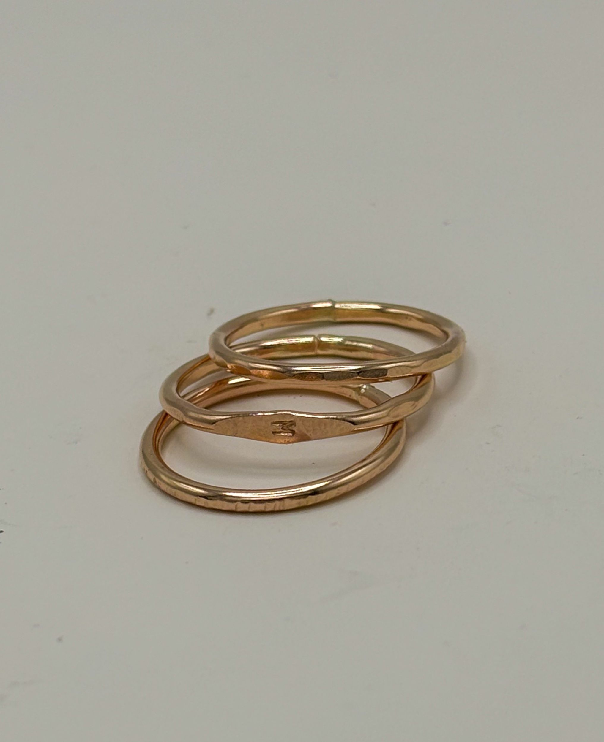 Gold (Filled) Stacking Rings - Image 2